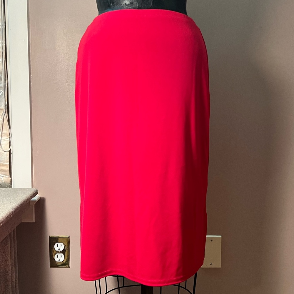 Y2K Red Pencil Skirt Size Small 4 / 6 Great Condition